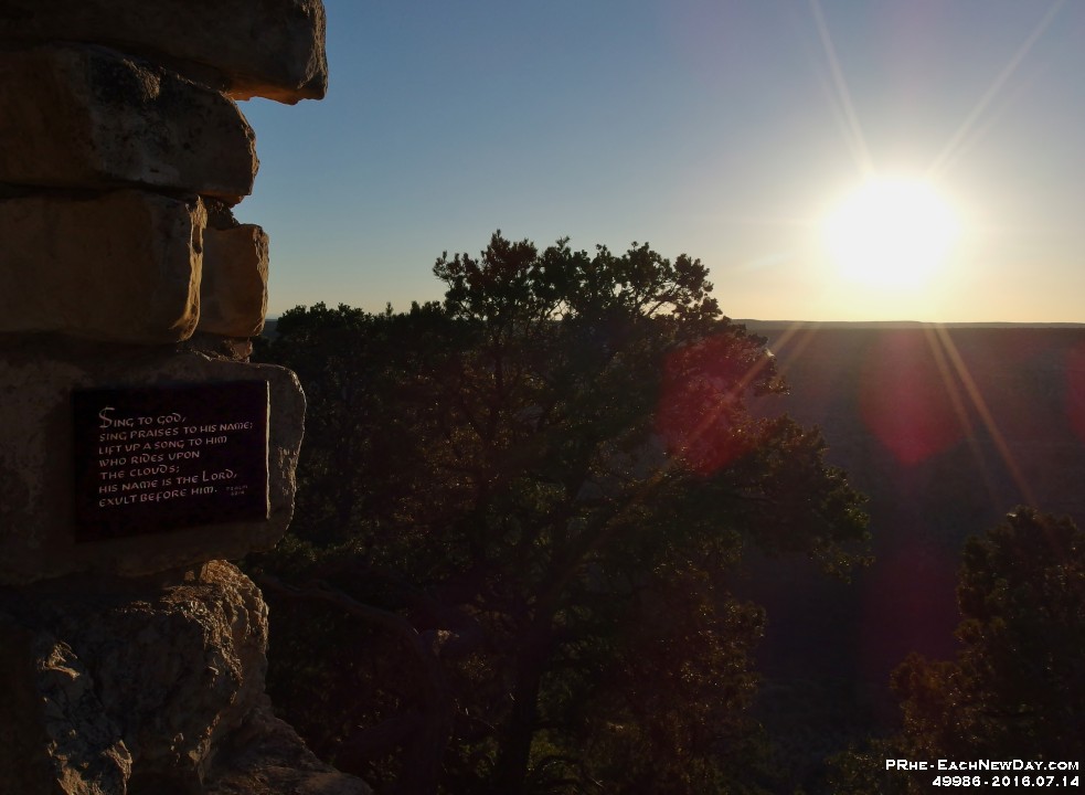 49986RoCrLeDePeLe - Out to Hermit's Rest, Sunset, Hermit's Rest, Grand Canyon